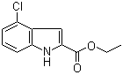4-Chloro-1H-indole-2-carboxylic acid ethyl ester molecular structure (CAS 53590-46-8)