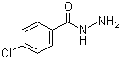 4-氯苯甲酰肼分子结构 (CAS 536-40-3)