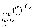 3-Chloro-5,6-dihydro-1-(4-nitrophenyl)-2(1H)-pyridinone molecular structure (CAS 536760-29-9)