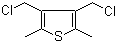 3,4-Bis(chloromethyl)-2,5-dimethylthiophene molecular structure (CAS 5368-70-7)