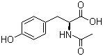 N-Acetyl-L-tyrosine molecular structure (CAS 537-55-3)