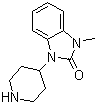 结构式 CAS# 53786-10-0, 4-(2-酮基-3-甲基-1-苯并咪唑基)哌啶