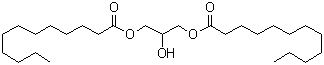 结构式 CAS# 539-93-5, 1,3-二月桂酸甘油酯