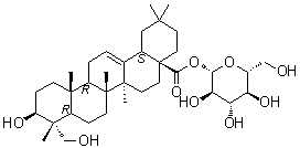 Hederagenin-28-beta-D-glucopyranoside molecular structure (CAS 53931-25-2)