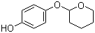 structure of CAS# 53936-56-4, Deoxyarbutin;4-[(Tetrahydro-2H-pyran-2-yl)oxy]phenol