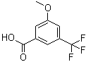 3-Methoxy-5-trifluoromethylbenzoic acid molecular structure (CAS 53985-48-1)