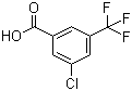 3-Chloro-5-(trifluoromethyl)benzoic acid molecular structure (CAS 53985-49-2)