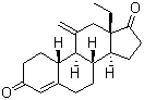 18-Methyl-11-methyleneestr-4-ene-3,17-dione molecular structure (CAS 54024-17-8)