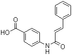 structure of CAS# 54057-59-9, 4-Cinnamamidobenzoic acid