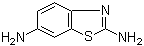 2,6-Benzothiazolediamine molecular structure (CAS 5407-51-2)