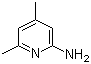 2-Amino-4,6-dimethylpyridine molecular structure (CAS 5407-87-4)