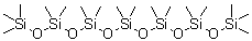 十六甲基七硅氧烷分子结构 (CAS 541-01-5)