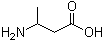 structure of CAS# 541-48-0, DL-3-Aminobutanoic acid;DL-3-Aminobutyric acid; DL-beta-Aminobutyric acid; NSC 77380