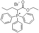 [1-(Ethoxycarbonyl)butyl]triphenylphosphonium bromide molecular structure (CAS 54110-96-2)