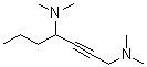 N1,N1,N4,N4-Tetramethyl-2-heptyne-1,4-diamine molecular structure (CAS 5413-13-8)