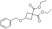3-Benzyloxycyclobutane-1,1-dicarboxylic acid diethyl ester molecular structure (CAS 54166-15-3)