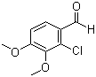 structure of CAS# 5417-17-4, 2-Chloroveratraldehyde;2-Chloro-3,4-dimethoxybenzaldehyde