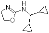 structure of CAS# 54187-04-1, Rilmenidine;N-(Dicyclopropylmethyl)-4,5-dihydro-2-oxazolamine; Oxaminozoline