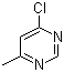 6-氯-4-甲基嘧啶分子结构 (CAS 54198-82-2)