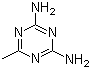 6-Methyl-1,3,5-triazine-2,4-diamine molecular structure (CAS 542-02-9)