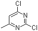 结构式 CAS# 5424-21-5, 2,4-二氯-6-甲基嘧啶