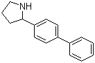 2-(4-Biphenylyl)pyrrolidine molecular structure (CAS 5424-66-8)