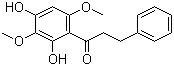 1-(2,4-Dihydroxy-3,6-dimethoxyphenyl)-3-phenyl-1-propanone molecular structure (CAS 54299-52-4)