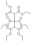 Hexaethyl 1,1,2,2,3,3-propanehexacarboxylate molecular structure (CAS 5435-96-1)