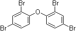 结构式 CAS# 5436-43-1, 2,2',4,4'-四溴二苯基醚