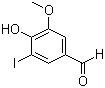 结构式 CAS# 5438-36-8, 5-碘香兰素