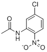 结构式 CAS# 5443-33-4, N-(5-氯-2-硝基苯基)乙酰胺