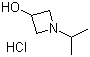 1-Isopropylazetidin-3-ol hydrochloride molecular structure (CAS 54431-32-2)