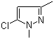 structure of CAS# 54454-10-3, 5-Chloro-1,3-dimethylpyrazole