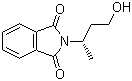 结构式 CAS# 545376-10-1, 2-[(1S)-3-羟基-1-甲基丙基]-1H-异吲哚1,3(2H)-二酮