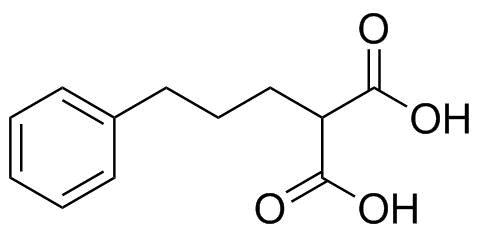 2-(3-Phenylpropyl)propanedioic acid molecular structure (CAS 5454-06-8)