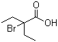 结构式 CAS# 5456-23-5, 2-溴-2-乙基丁酸