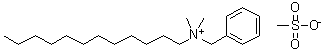 (Benzyl)dimethyldodecylammonium methylsulfonate molecular structure (CAS 5459-84-7)