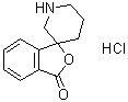 Spiro[isobenzofuran-1(3H),3'-piperidin]-3-one hydrochloride molecular structure (CAS 54596-17-7)