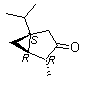 structure of CAS# 546-80-5, (1S,4R,5R)- 3-Thujanone;(-)-Thujone; (-)-alpha-Thujone; Absinthol; NSC 93742