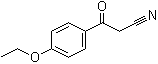 structure of CAS# 54605-62-8, 3-(4-Ethoxyphenyl)-3-oxopropionitrile;p-Ethoxybenzoylacetonitrile