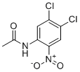 结构式 CAS# 5462-30-6, N-(4,5-二氯-2-硝基苯基)乙酰胺