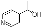 (S)-(-)-1-(4-Pyridyl)ethanol molecular structure (CAS 54656-96-1)