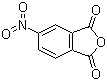 结构式 CAS# 5466-84-2, 4-硝基苯酐; 4-硝基邻苯二甲酸酐