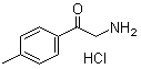 2-Amino-4'-methylacetophenone hydrochloride molecular structure (CAS 5467-70-9)