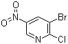 2-Chloro-3-bromo-5-nitropyridine molecular structure (CAS 5470-17-7)