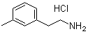 3-Methylbenzeneethanamine hydrochloride molecular structure (CAS 5470-40-6)