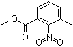 structure of CAS# 5471-82-9, Methyl 3-methyl-2-nitrobenzoate