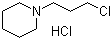 structure of CAS# 5472-49-1, 1-(3-Chloropropyl)piperidine monohydrochloride;N-(3-Chloropropyl)piperidine hydrochloride