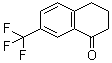 结构式 CAS# 54752-50-0, 7-三氟甲基-1-四氢萘酮