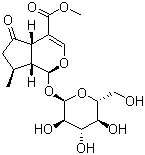 马鞭草苷分子结构 (CAS 548-37-8)